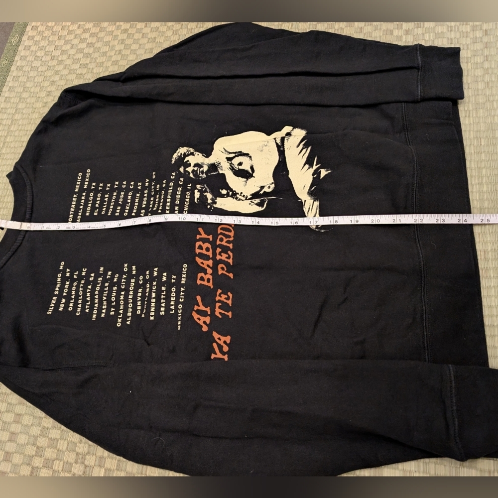 Ivan Cornejo Terapia Tour Crewneck Sweatshirt Black Unisex Size Medium - Picture 5 of 5
